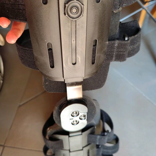 Thigh-calf brace with functional goniometer new