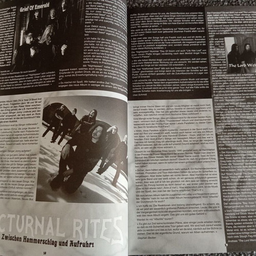 Oblivion #9 2000 magazine like new, German language