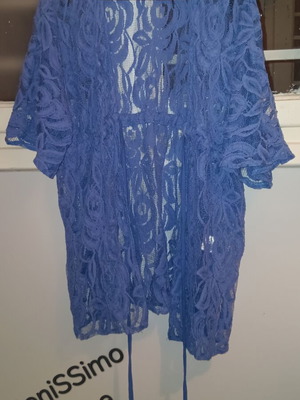 Benissimo lace kimono, blue, one size