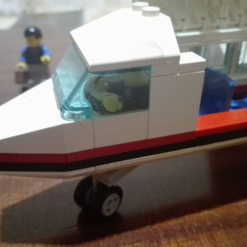Lego 6368 airplane used, complete with assembly guide