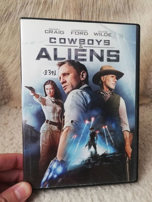 Cowboys vs Aliens DVD used with Greek subtitles, action sci-fi adventure
