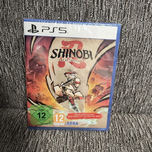 Shinobi 2 Art of Vengeance PS5 game new, factory sealed