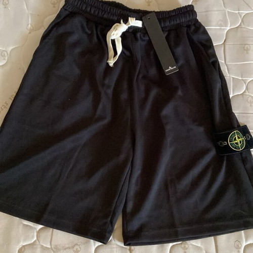 Stone Island shorts, black, casual summer style