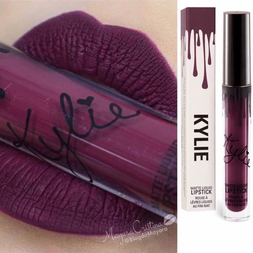 Matte purple lipstick new with chocolate scent