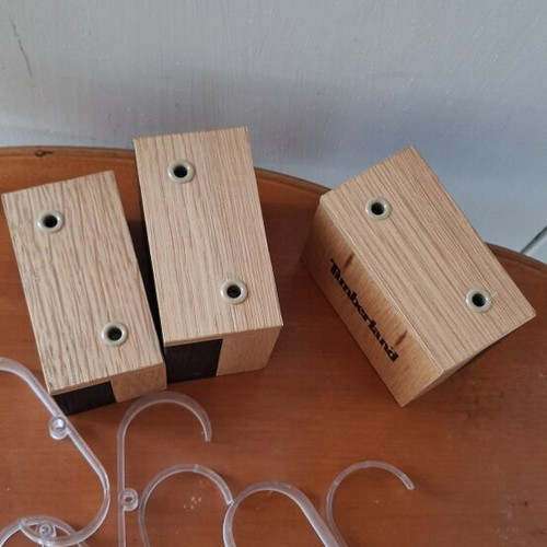 Timberland watch stands like new, set of three, black and beige