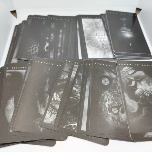 The Black Tarot by Victoria Iva set of 78 cards like new