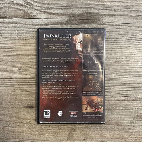 Painkiller PC DVD-ROM used, first-person shooter by People Can Fly