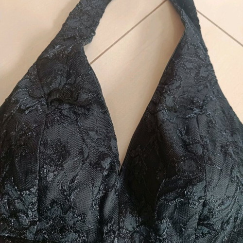 Evening set in black lace like new, size Medium