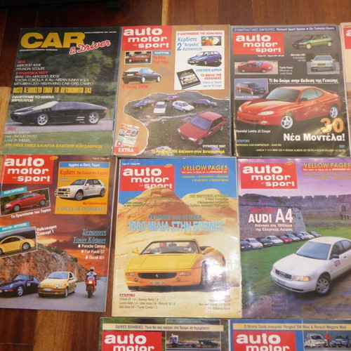 Auto Motor Sport magazines like new, pack of 10 from the 90s