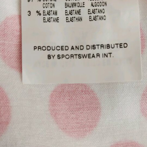 Vintage Moschino skirt like new, white and pink
