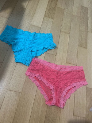 Εσώρουχα-σορτς νέα, μέγεθος S/M, ροζ και τιρκουάζ