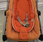 Baby Relax Peg-Perego μεταχειρισμένο με μουσική, πορτοκαλί και γκρι