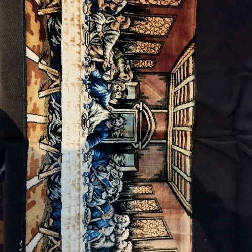 Handmade tapestry The Last Supper like new, 1955 creation