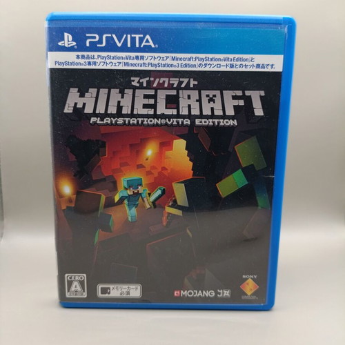 Minecraft PS Vita game like new, Japan import