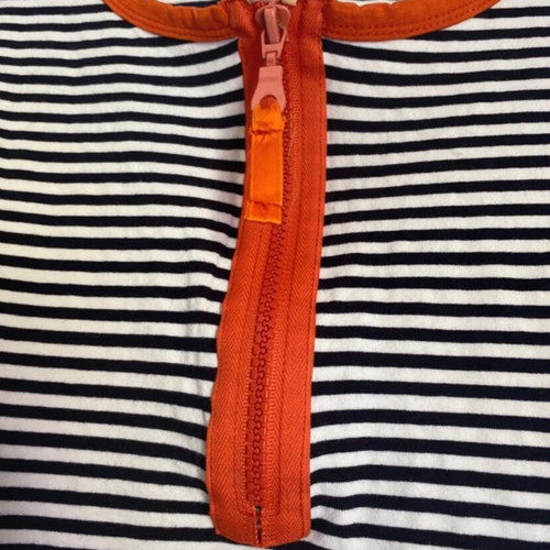 Matis striped top size M/L like new, black and white