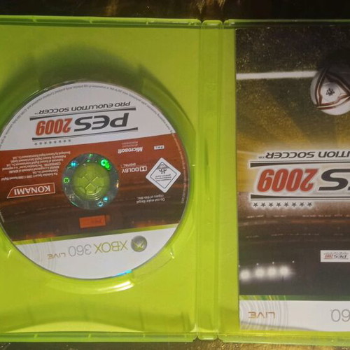 PES 2009 for Xbox 360 used, sports video game
