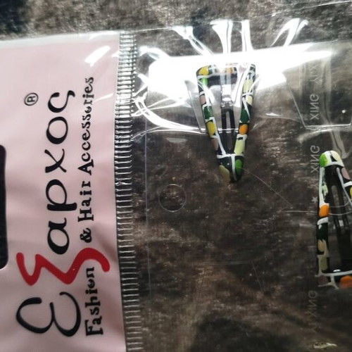 Hair clips new, pack of 8, yellow