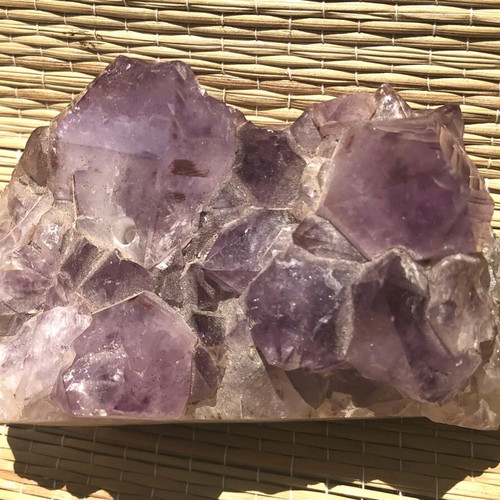 Amethyst raw crystal 300g used, natural purple quartz
