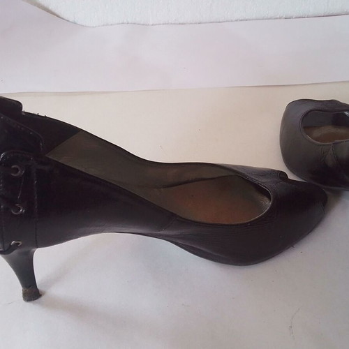Rossi women's leather pumps used, size 40, black