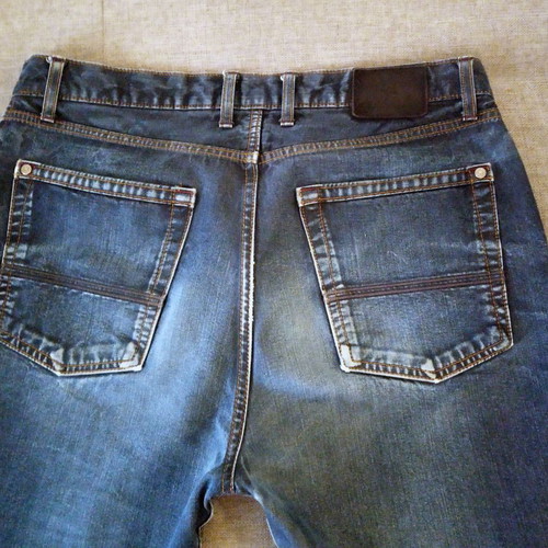 Blue Harbour Jeans tapered pants size L like new, faded blue