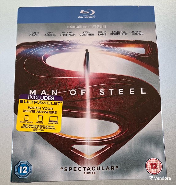  Superman Man of steel blu-ray