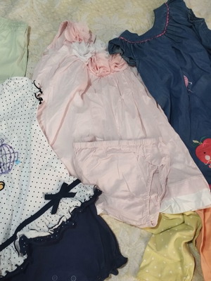 Summer clothing set for girl 2-3 years, 6 pieces, prenatal, Mothercare, H&M