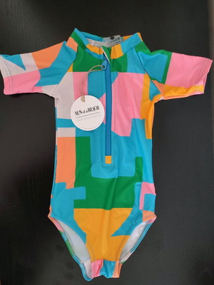 Sun of a beach popsicle girls' swimsuit 2 years new