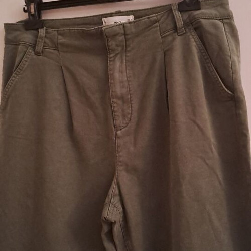 Mango women's pants size XXXL like new, olive color
