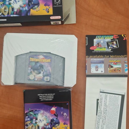 Nintendo 64 Tetrisphere like new, European PAL edition
