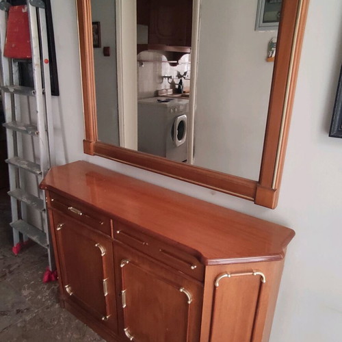 Entrance furniture with mirror used