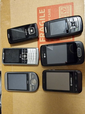 Old mobile phones for parts