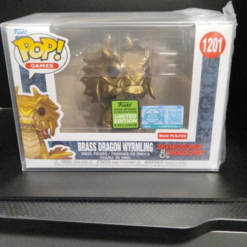 Funko Pop Brass Dragon Wyrmling 1201 Limited Edition 2026 Spring Convention