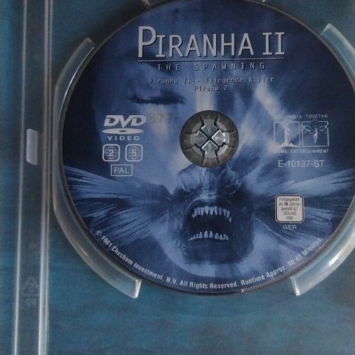 Piranha II The Spawning DVD used with Greek subtitles
