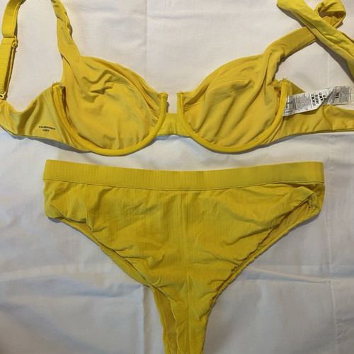 Calzedonia yellow bikini set Large like new