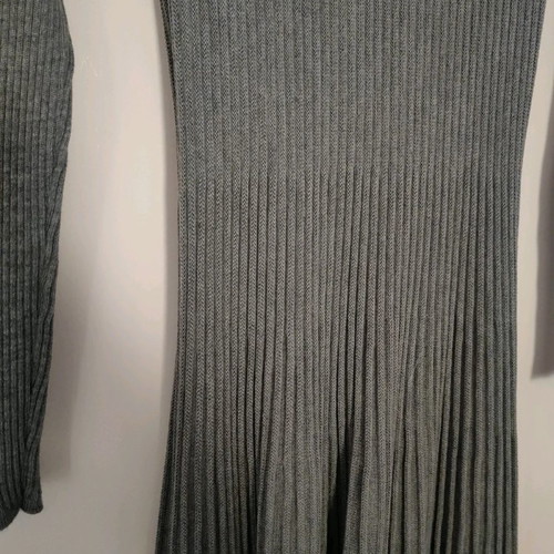 Escada knitted dress used, gray, size M
