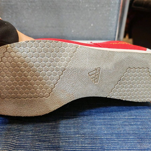 Adidas weightlifting shoes like new, size 50 2/3, red