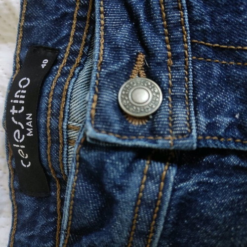 Celestino men's jeans size 40 dark blue new