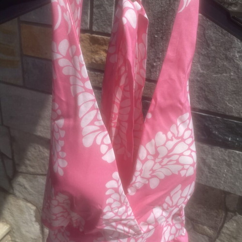 Decoro women's dress new, pink and white, size S-M