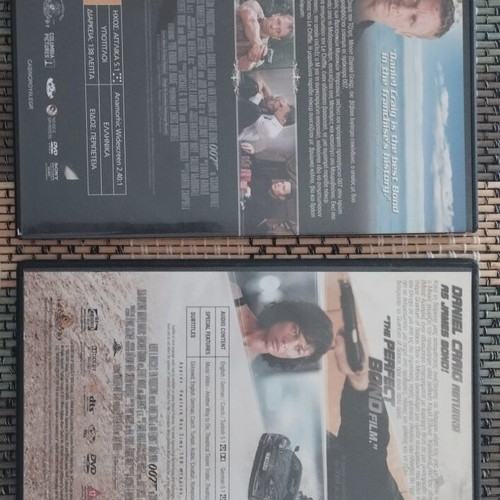 James Bond Casino Royale and Quantum of Solace DVD like new with Greek subtitles