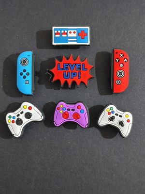 Gamer Crocs charms pins jibbitz like new