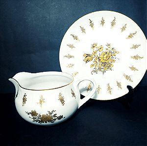 Σωσιέρα μαζί με το πιάτο της,της Henneberg porzellen 1777