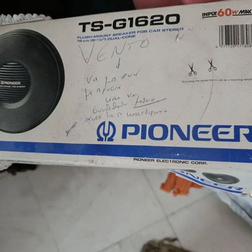 Pioneer TS-G1620 6,5" διπλοκώνος ηχεία αυτοκινήτου 60W σαν καινούργια