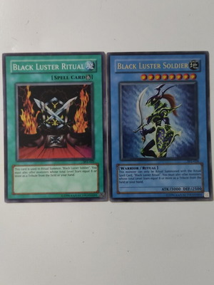 Black Luster Soldier και Ritual κάρτα σαν καινούργιο