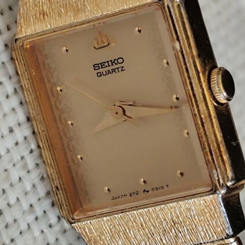 Seiko Quartz Lassale vintage ladies' watch, gold tone, NOS
