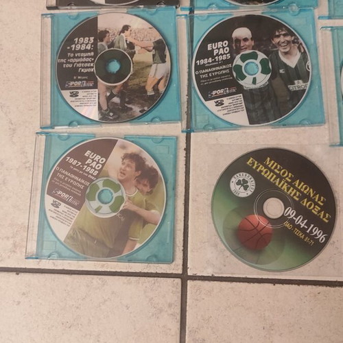 Panathinaikos Collectible DVD and Videocassette Set new, authentic