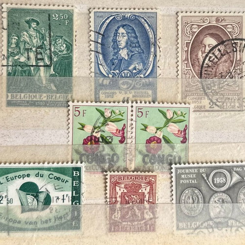 Lot of 320 stamps used and mint from multiple countries since 1911