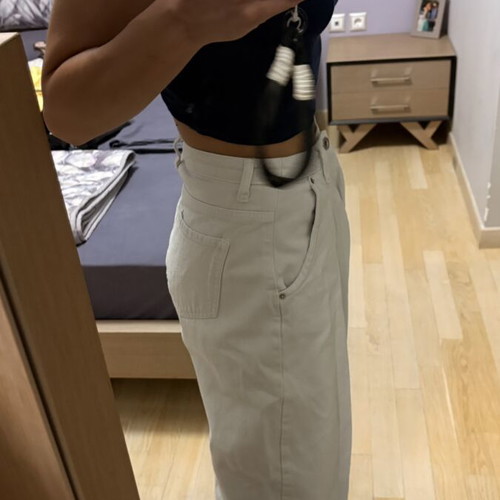 White balloon jeans XS Asos with free blouse