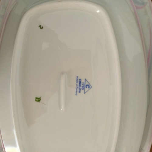 Ćmielów 1790 vintage porcelain dinnerware set, complete