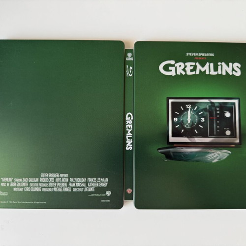 Gremlins Blu-ray Steelbook like new with subtitles