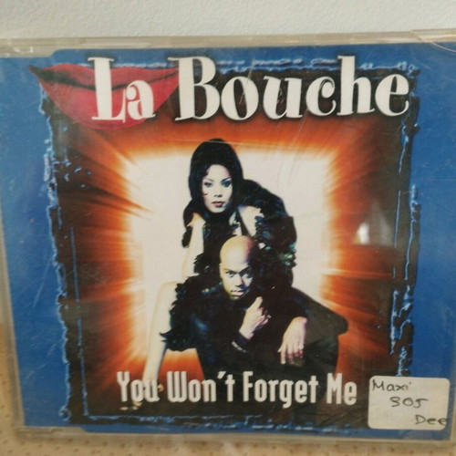 La Bouche You Won't Forget Me CD used, electronic